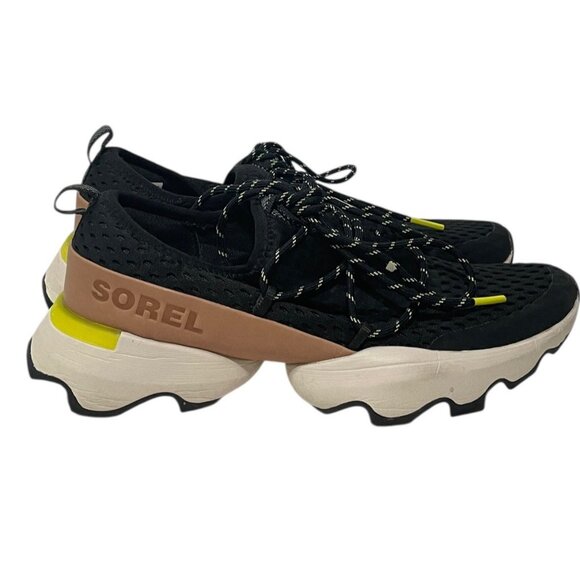 Sorel Womens Kinetic Impact Lace Up Sneakers Black Sz 8 Walking Comfort Outdoors - Picture 4 of 9